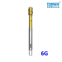 Závitník strojní NAREX M12 HSSE 4060 šroubová drážka